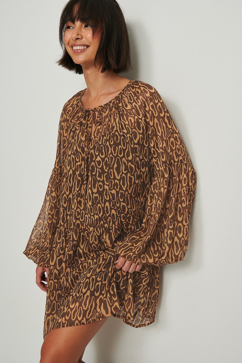 Robes Robes de soirée | Recyclée robe mini diaphane - OL31961