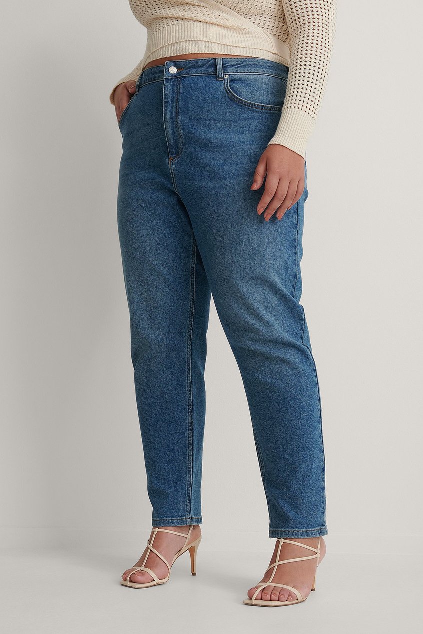 Jeans Mom Jeans | Organische Mom Jeans Blau - KV51722