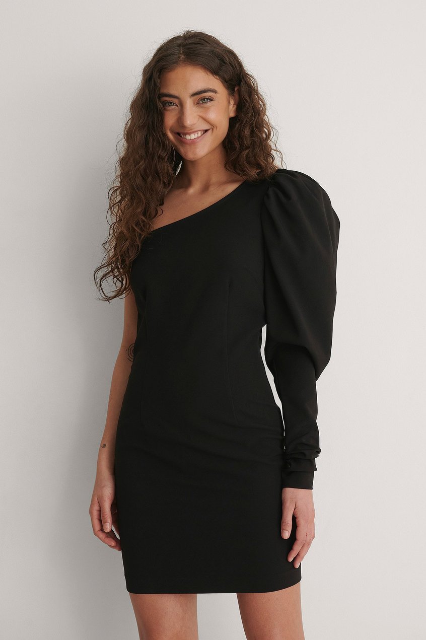 Robes La petite robe noir | Robe Une Épaule - PY29322