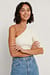 One Shoulder Knitted Top