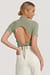 Open Back Crepe Top