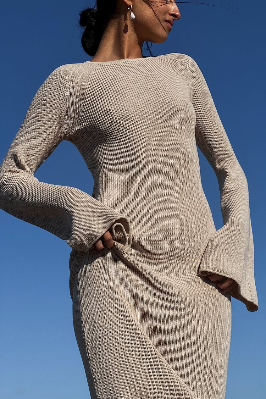 Kleider Rückenfreie Kleider | Kleid mit offenem gekreuztem Rücken - GB20310