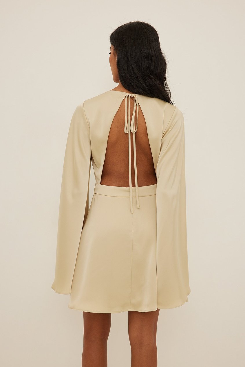 Kleider Abendkleider | Minikleid mit offenem Rücken - EC29915