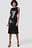 Open Side Sequin Midi Dress