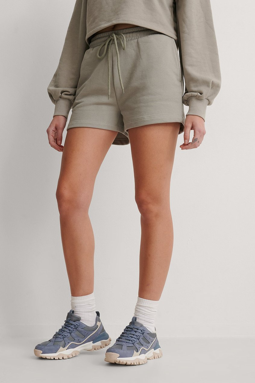 Shorts Loungewear | Organische Kordelzug Sweatshirt Shorts - QZ80570