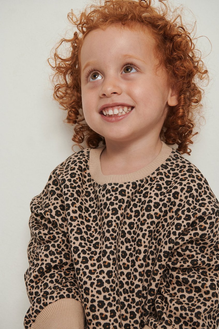 Vêtements Enfants Ensemble enfant | Ras-du-cou à imprimé léopard bio - OU49901