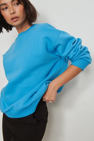 Bright Blue Oversized Sweatshirt