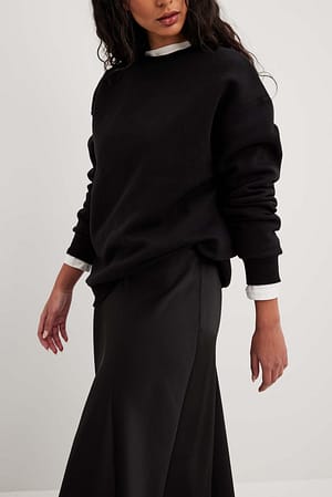 fossiel waardigheid Inschrijven Oversized sweater Zwart | NA-KD