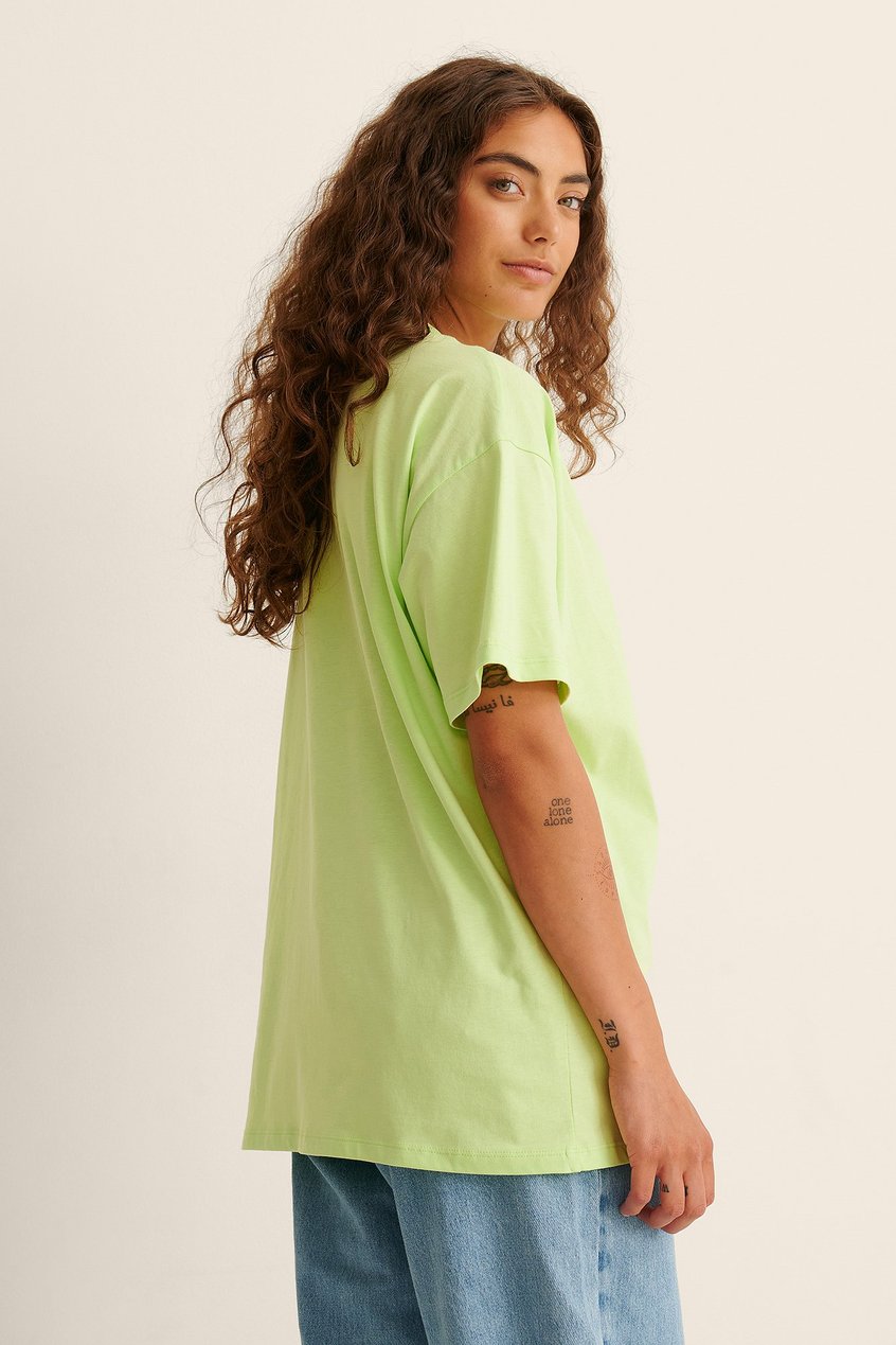 Oberteile Oversize T-Shirts | Organic Oversize T-Shirt mit rundem Ausschnitt - JW31848
