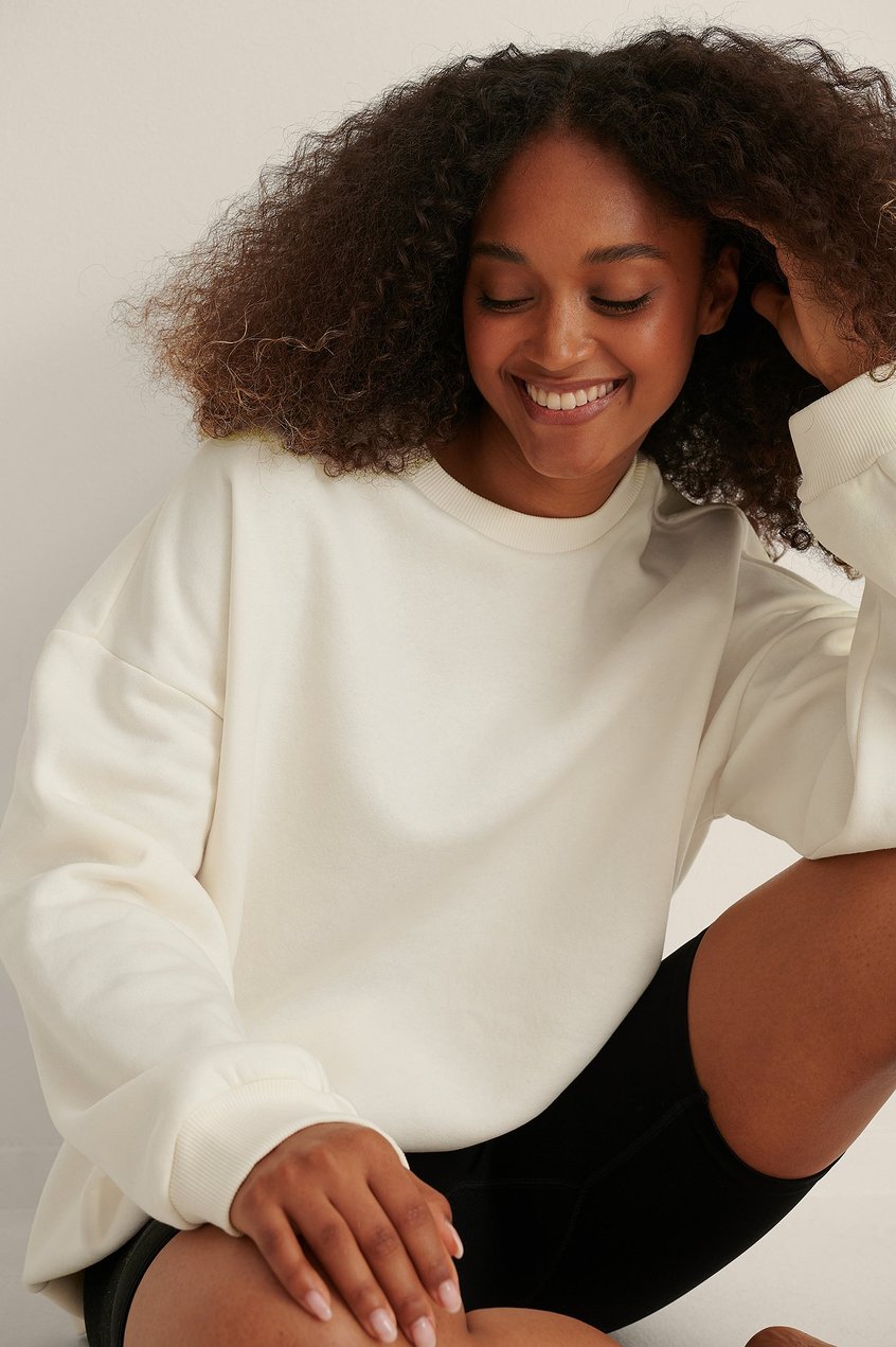 Loungewear Hoodies & Sweats | Organic Boxy Oversized Sweater - IU15319