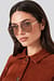 Oversize Wire Frame Sunglasses