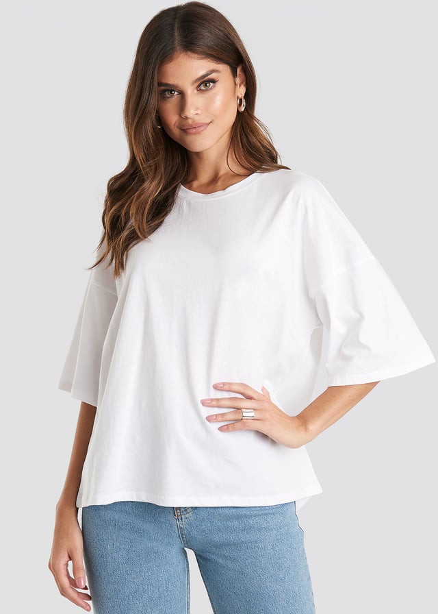 Oversized Boxy T-shirt Optical White