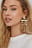 Oversize Glass Drop Earrings