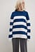 Oversized Knitted Wide Stripe Sweater