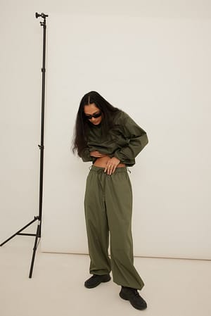 Oversized Pants Green | NA-KD