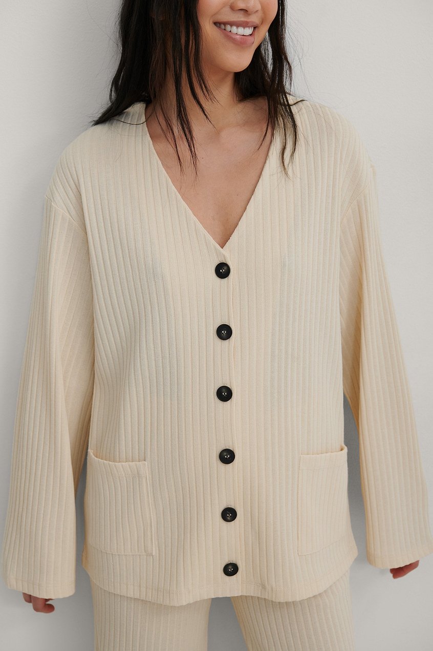 Jerséis Reborn Collection | Recycled Oversized Pocket Detail Cardigan - WB19848