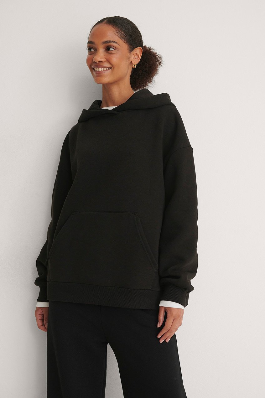 Reborn Collection Comfy Hoodies & Sweats | Sudadera con capucha con bolsillo oversize orgánica - KQ89032