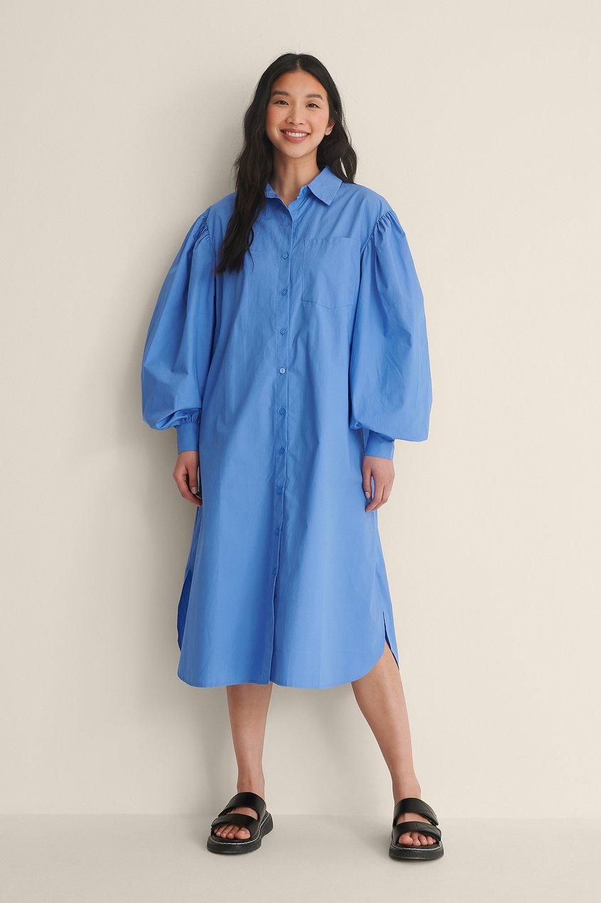 Kleider Strandkleider | Organisches übergroßes Hemdkleid - US18058