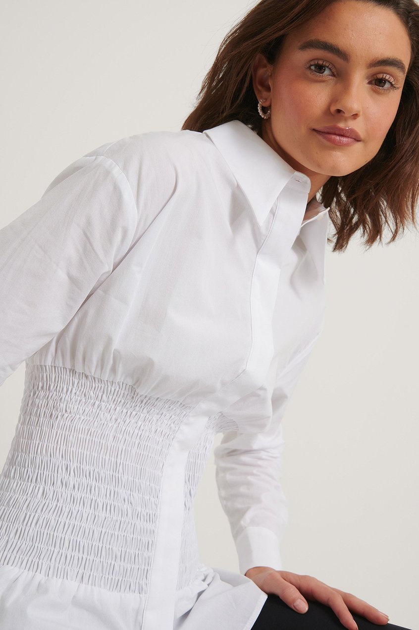 Hemden & Blusen Reborn Collection | Recyceltes übergroßes Hemd - YX46212