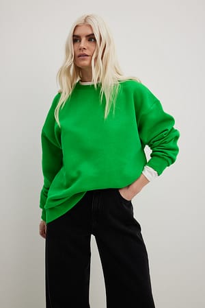 Green Oversized sweater