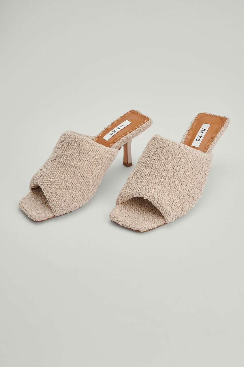 Schuhe Stöckelschuhe | Gepolsterte Pantolette - AJ14989