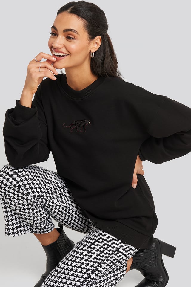 Panther Sweatshirt Black