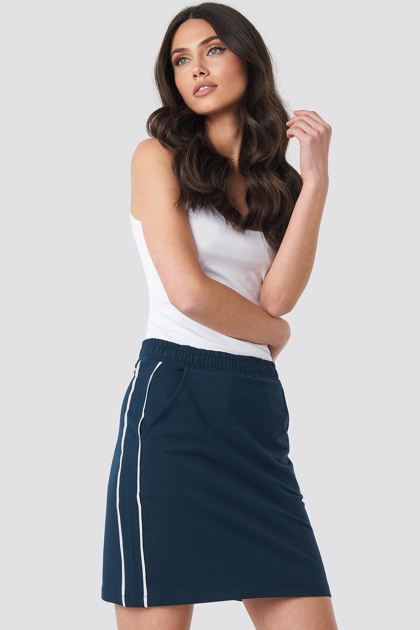 Jupes Skirts | Piping Detail Mini Skirt - ZB02731