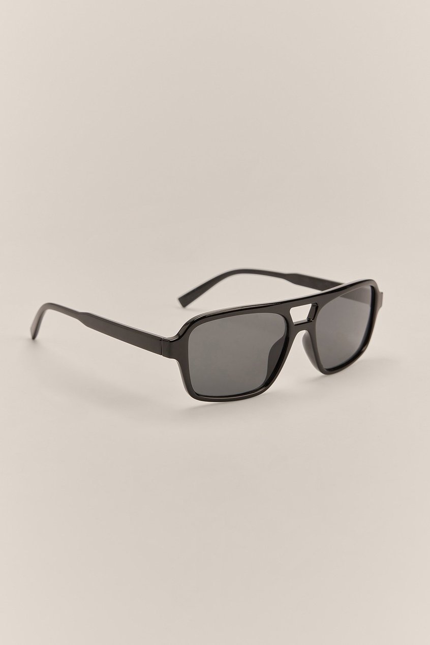Accessoires Lunettes de soleil carrées rétro | Plastic Frame Aviator Sunglasses - ES38716