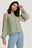 Pleated Frill Neck Blouse