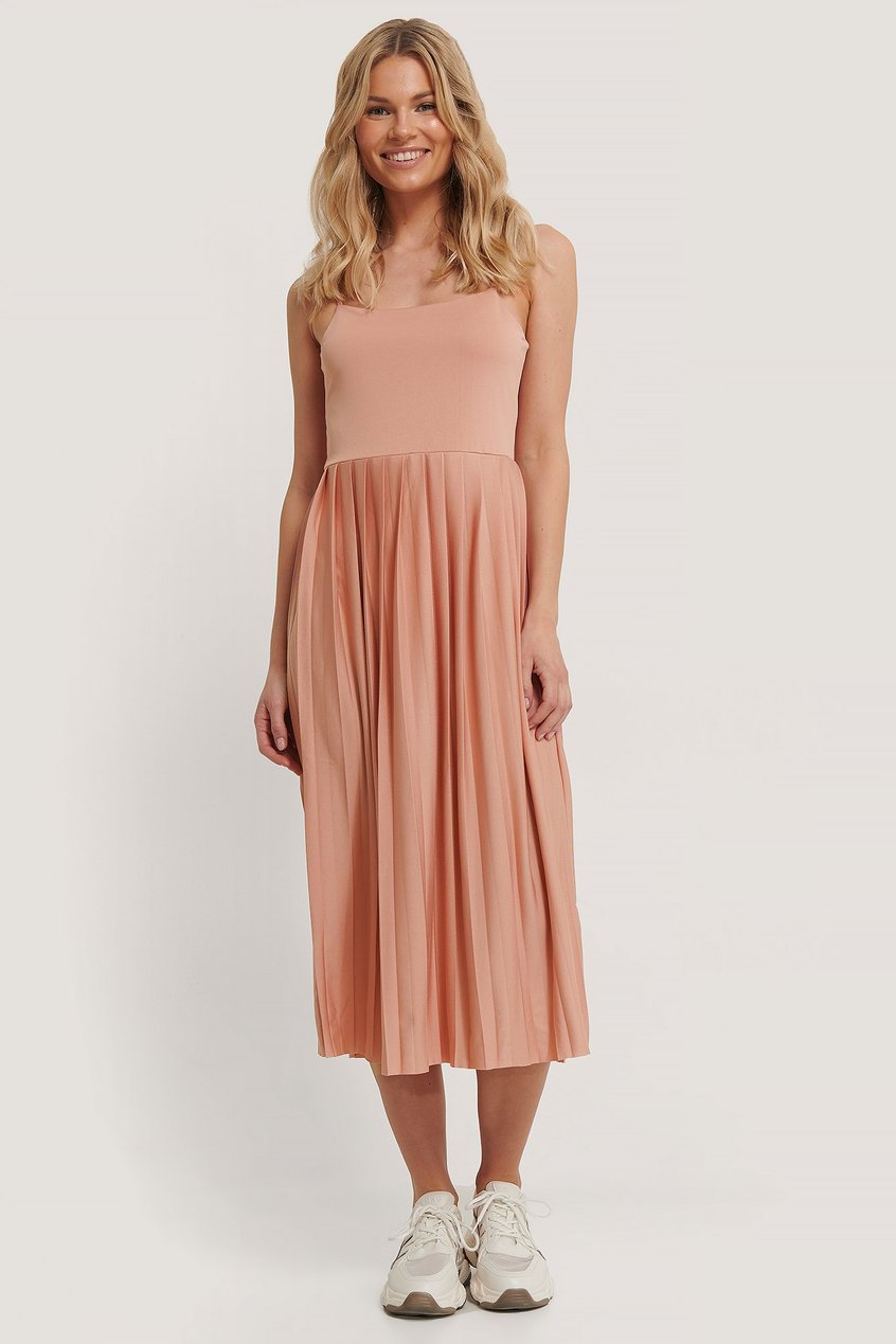 Vestidos Vestido veranos | Pleated Strap Dress - MB38944