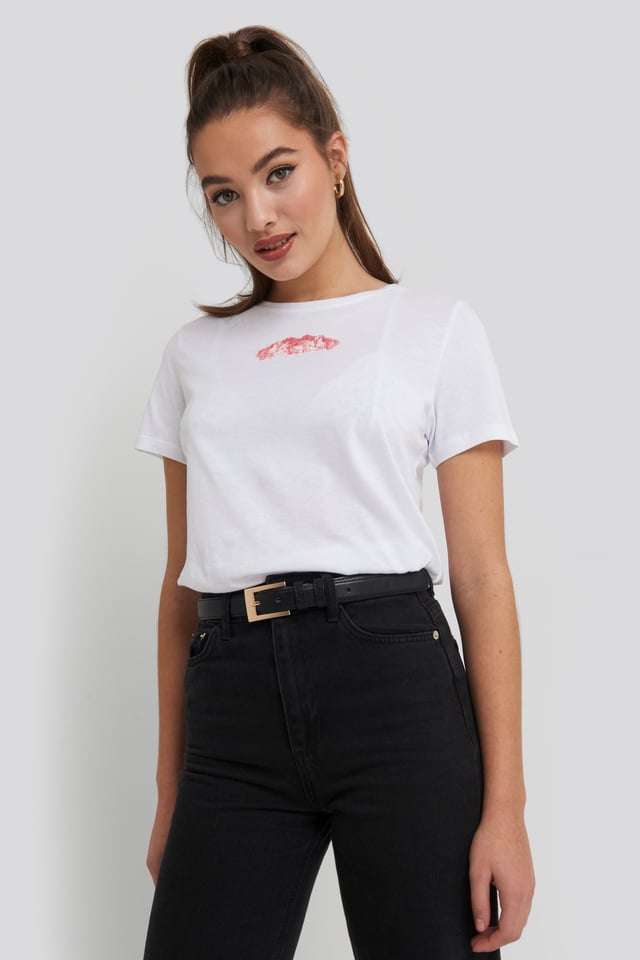 Print Basic Tee White