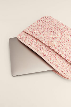 Light Pink Print Bedruckte Laptop-Schutzhülle