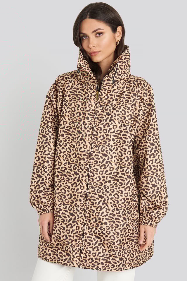 Printed Oversized Parkas Leoprint