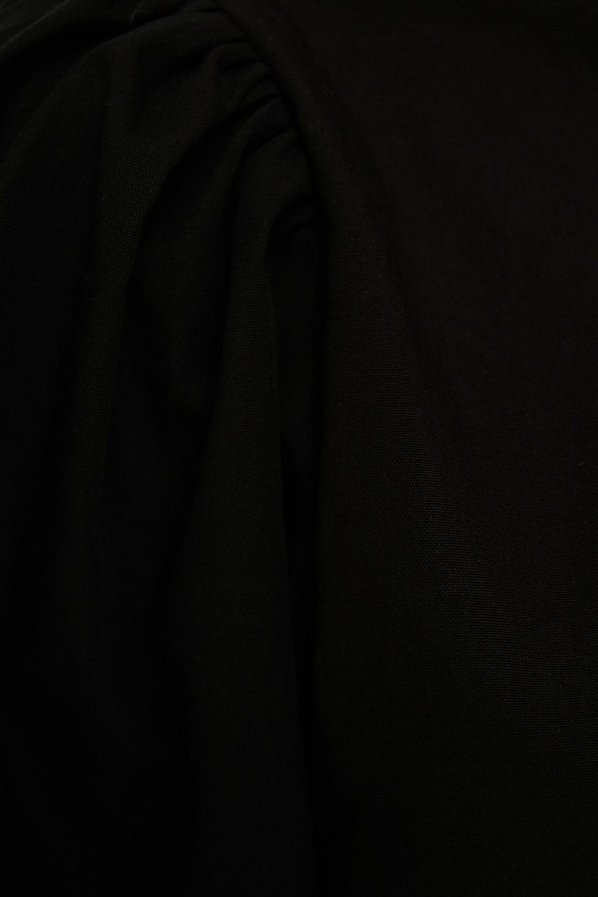 Hemden & Blusen Schleifblusen | Puff Short Sleeve Pussy Bow Shirt - EX83709