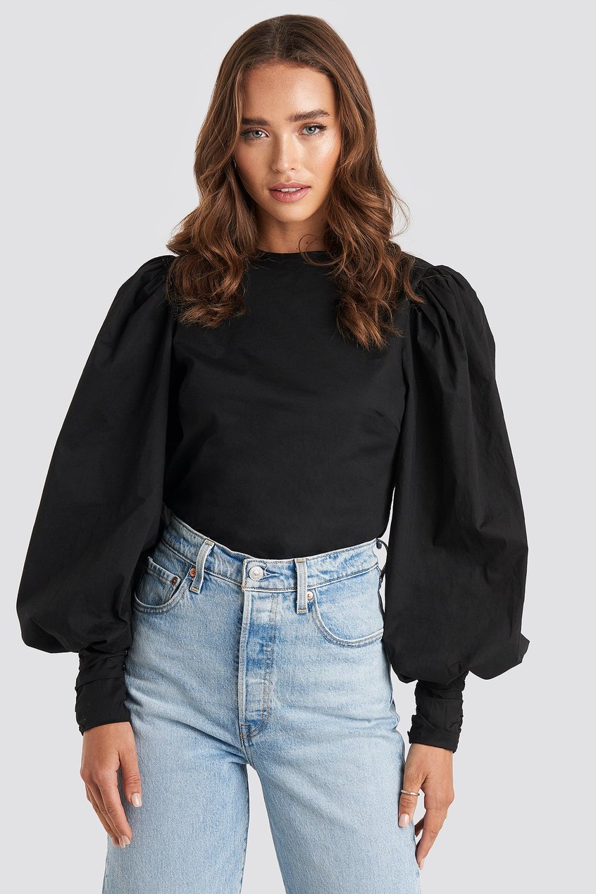 Chemises | Blouses Blouses à manches ballon | Puff Sleeve Fitted Top - CA75345