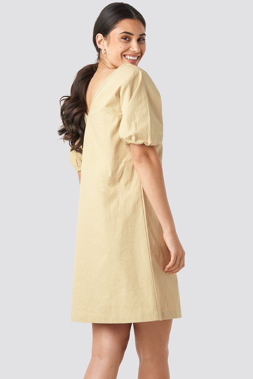 Robes Dresses | Puff Sleeve Mini Dress - GH84756