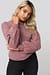 Puff Sleeve Wide Rib Knitted Sweater