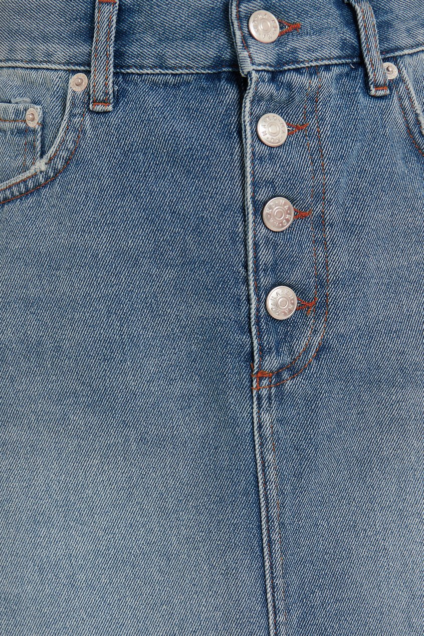 Röcke Jeansröcke | Minirock mit großem Saum - ZF74041