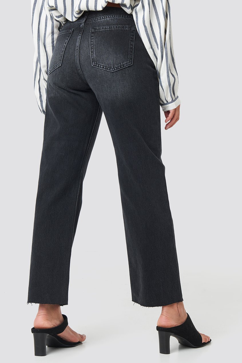 Jeans Bootcut Jeans | Raw Hem Straight Jeans - GH15783