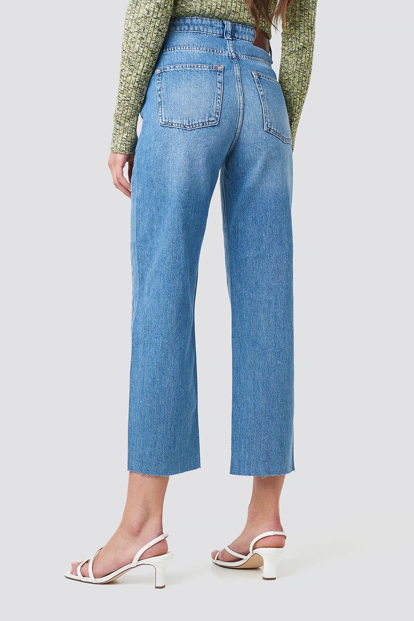 Jeans Bootcut Jeans | Raw Hem Straight Jeans - UG25842