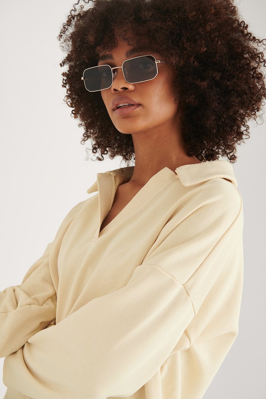 Complementos Square Sunglasses | Gafas De Sol De Metal Rectangulares - JG56278