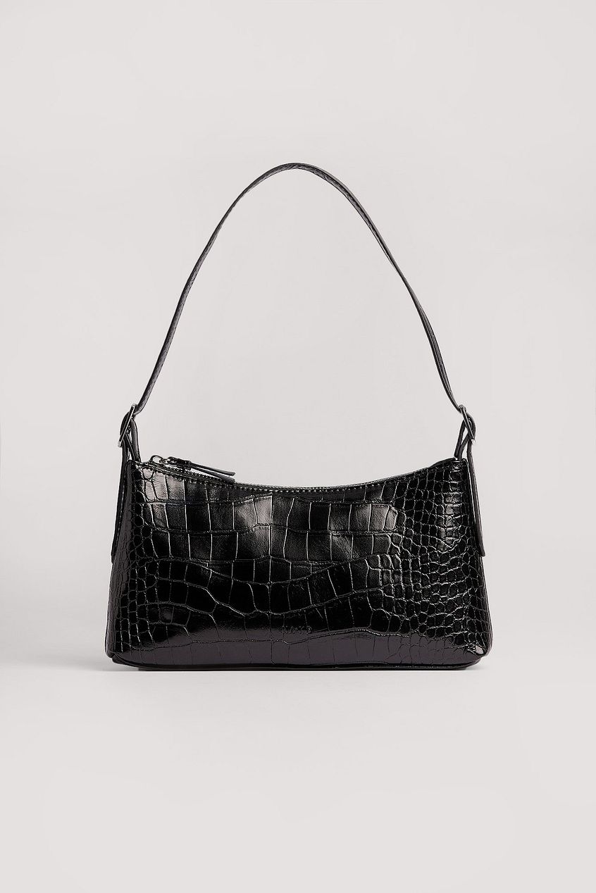 na-kd.com | Croc Baguette Bag