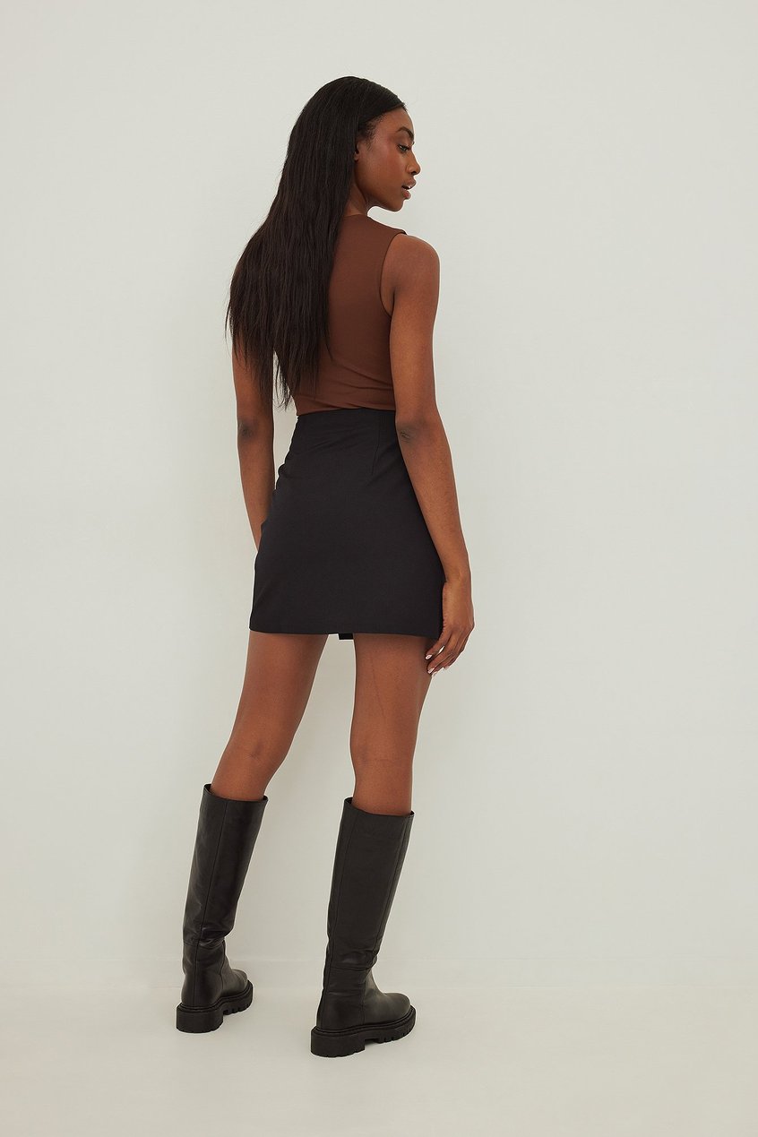 Röcke Skirts | Recycled Mini Slit Skirt - KW34110