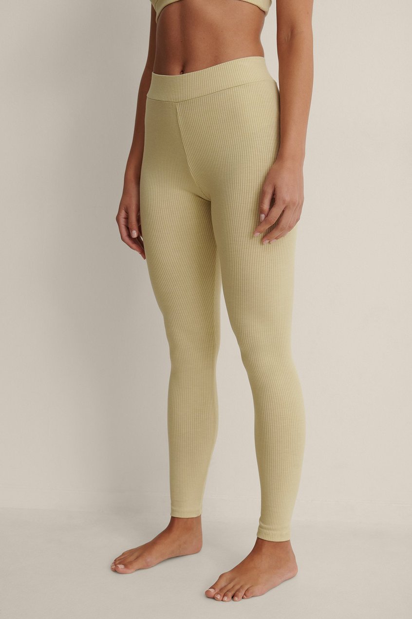 Reborn Collection Comfy Pants | Medias acanaladas de talle alto recicladas - WZ01742
