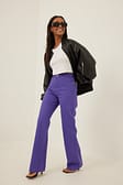 Purple Relaxed Full Length Jeans