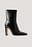 Rhinestone Detailed High Heel Boots