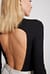 Rib Knitted Back Detail Top