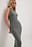 Ribbed Fine Knitted Maxi Dress