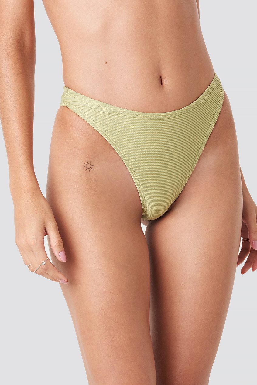 Schwimm & Strandbekleidung Bikini Unterteile | Cut-out-Panty mit hoher Taille - ZN36357
