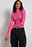 Ribbed Long Sleeved Turtle Neck Top